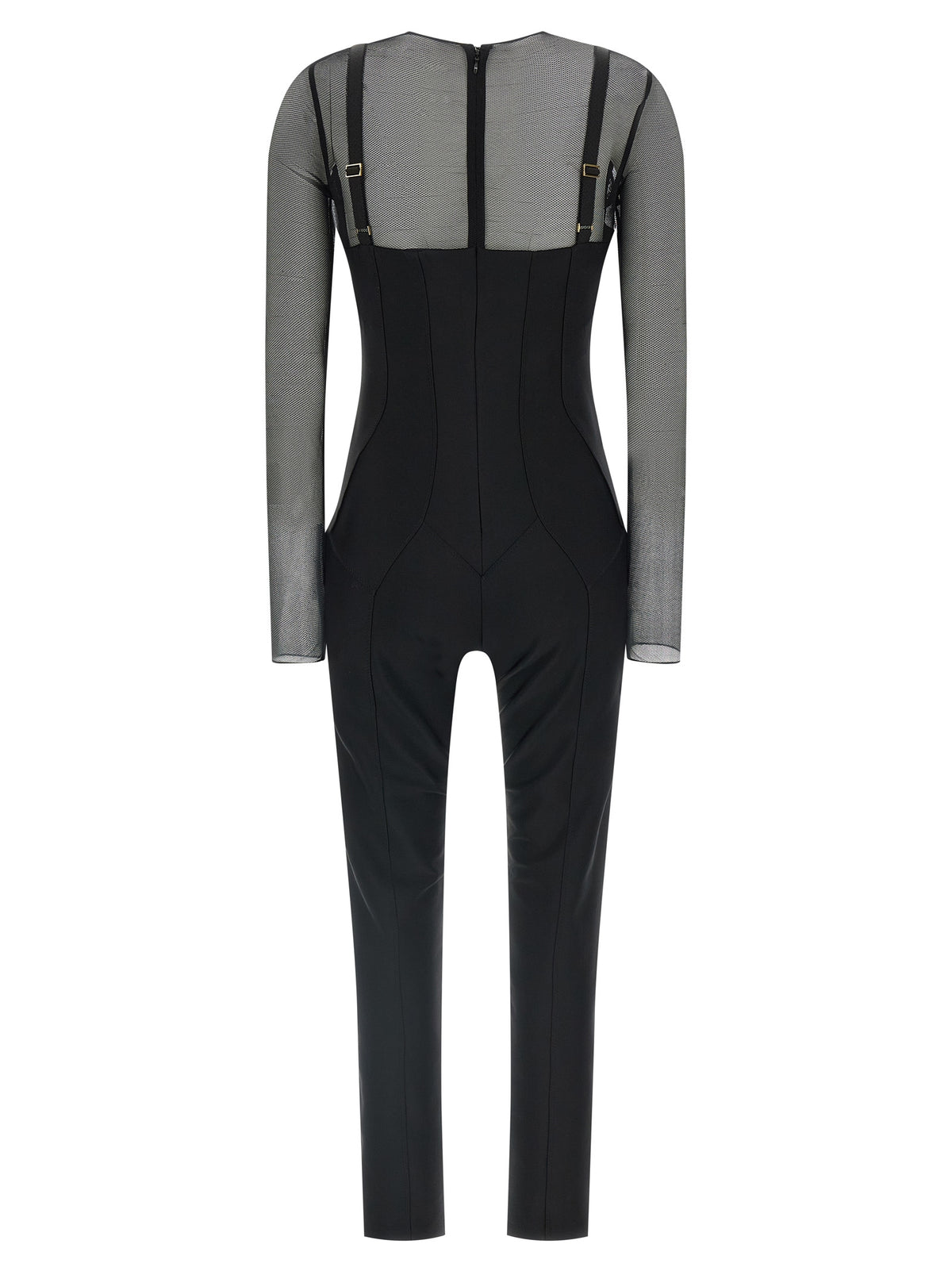 Elisabetta Franchi Black Polyamide Jumpsuit
