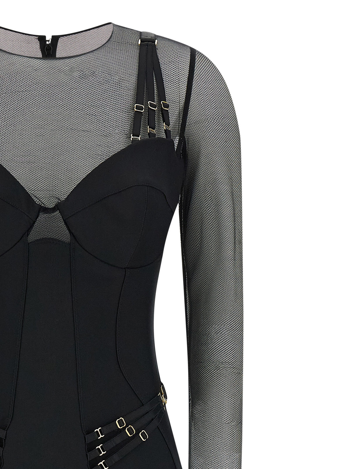 Elisabetta Franchi Black Polyamide Jumpsuit