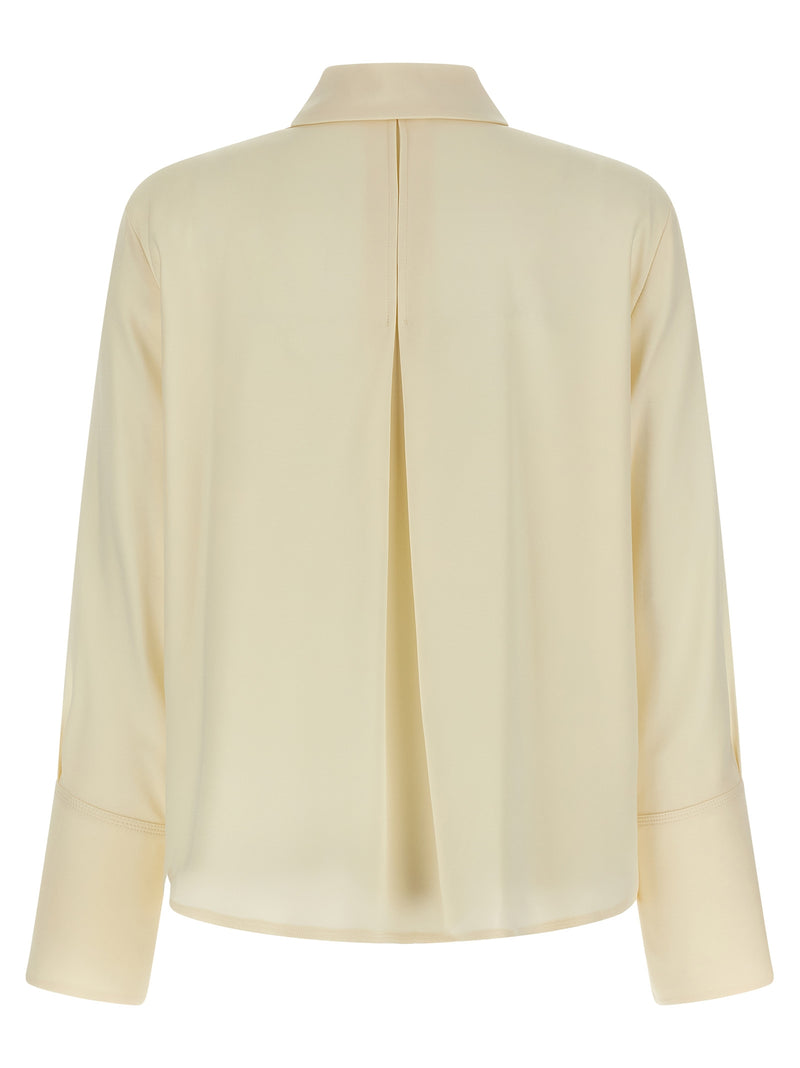 Max Mara White Silk Blouse