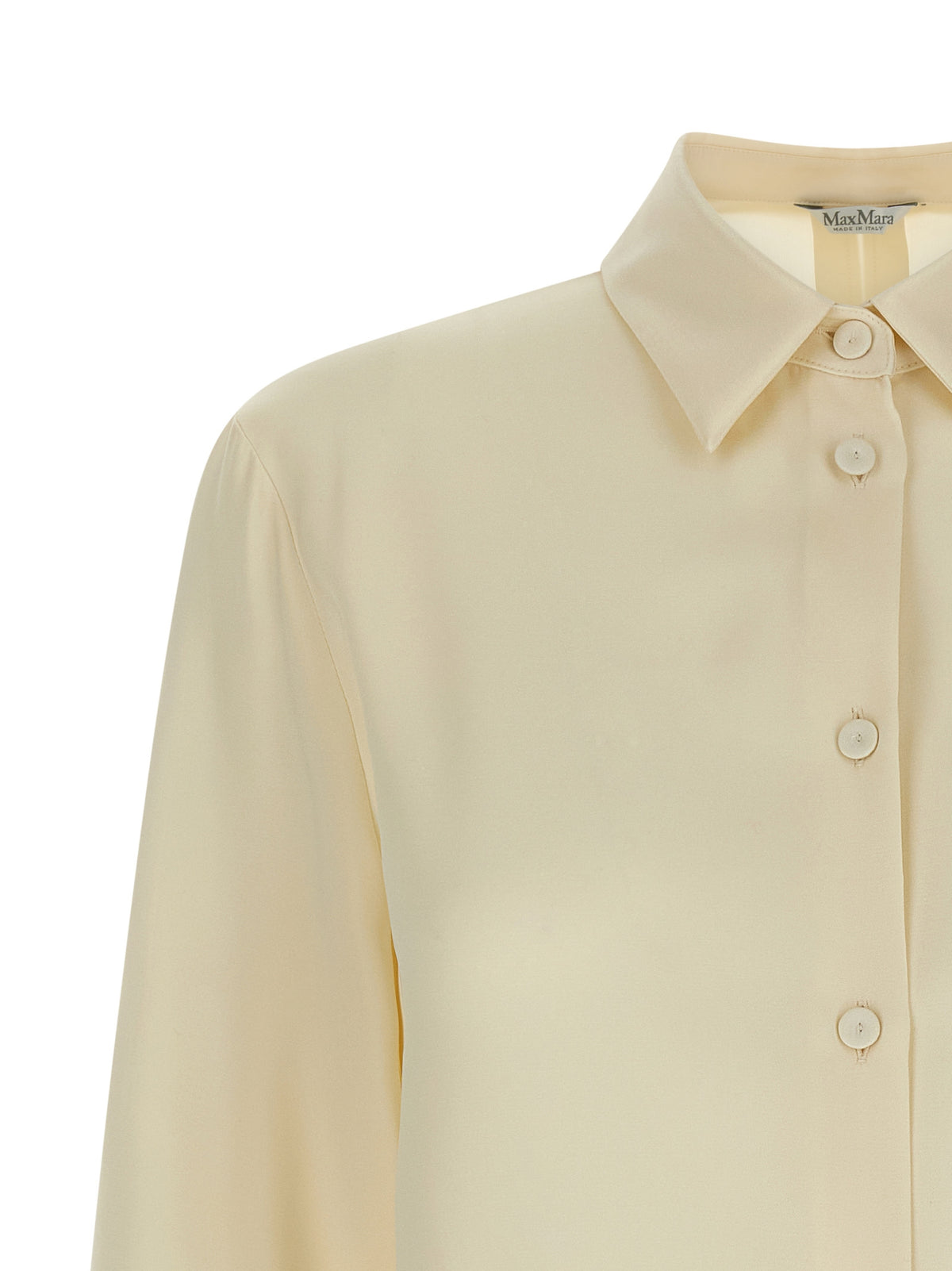 Chemisier en soie blanc Max Mara