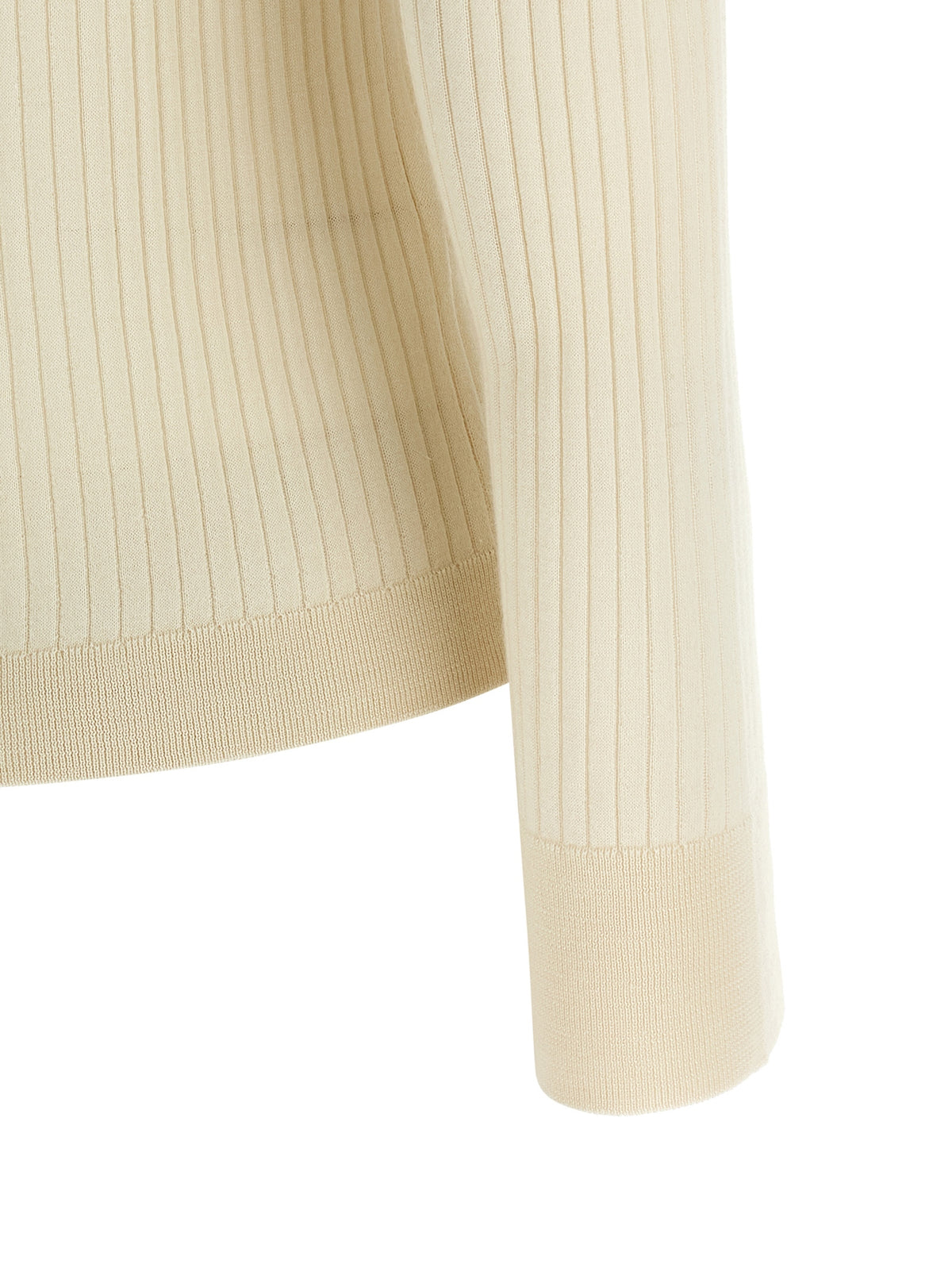 Max Mara MxpGitano White Cashmere Polo Shirt