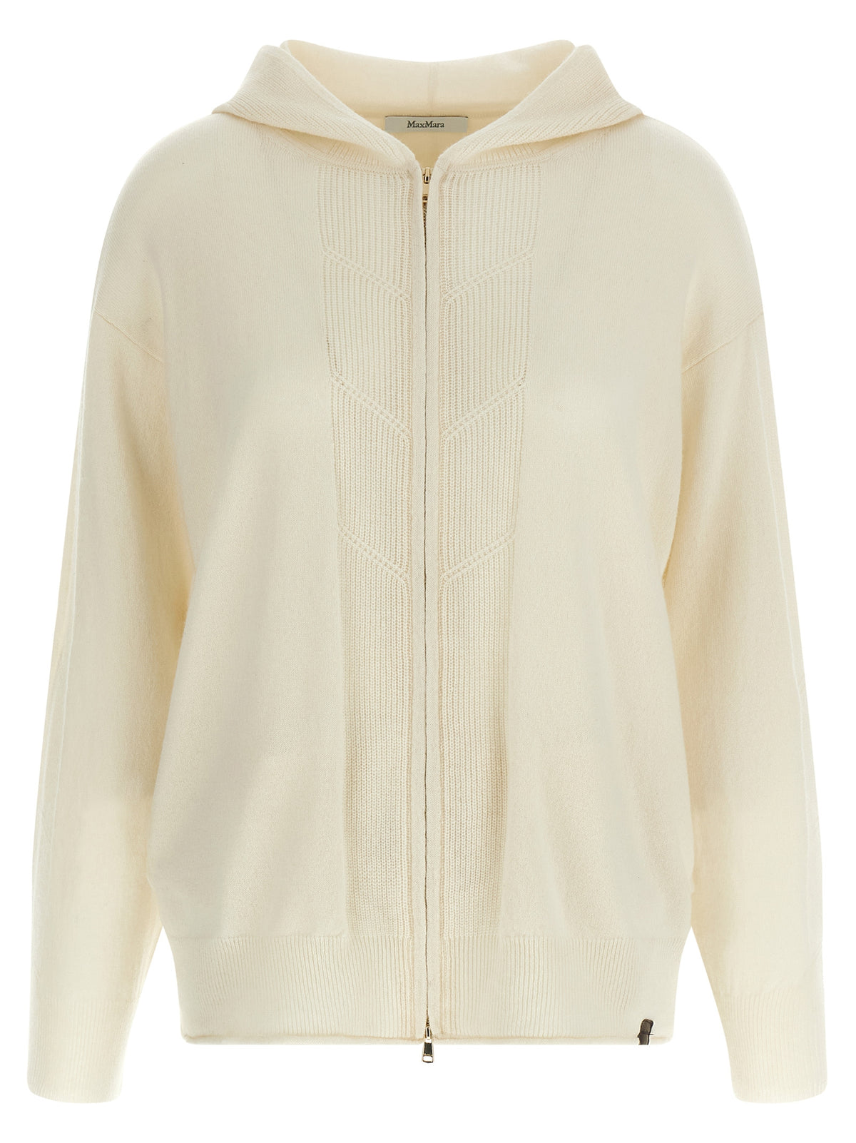 Gilet en cachemire blanc Max Mara