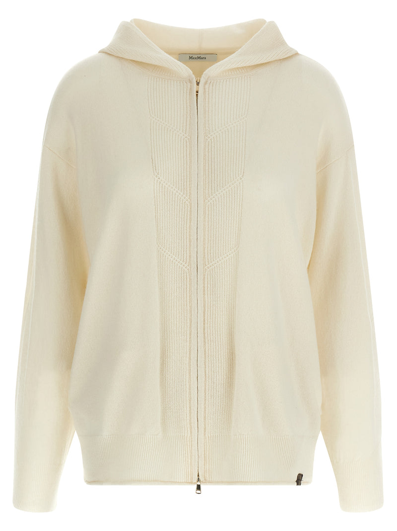 Gilet en cachemire blanc Max Mara