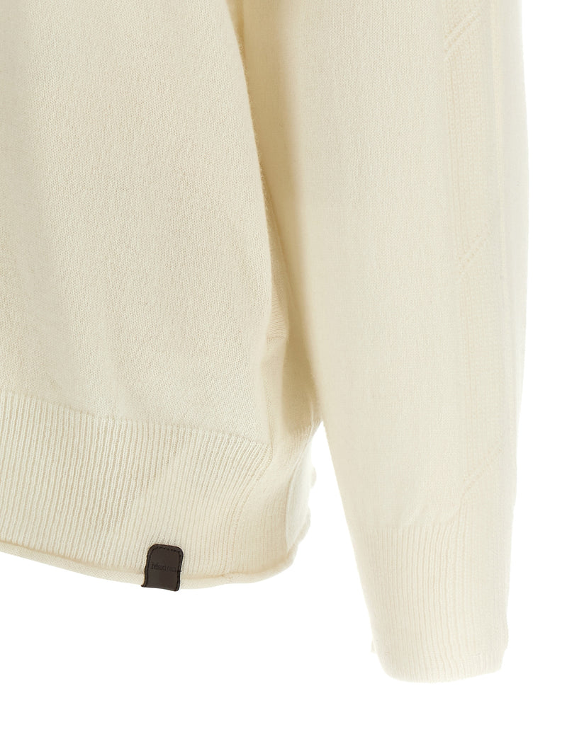 Gilet en cachemire blanc Max Mara