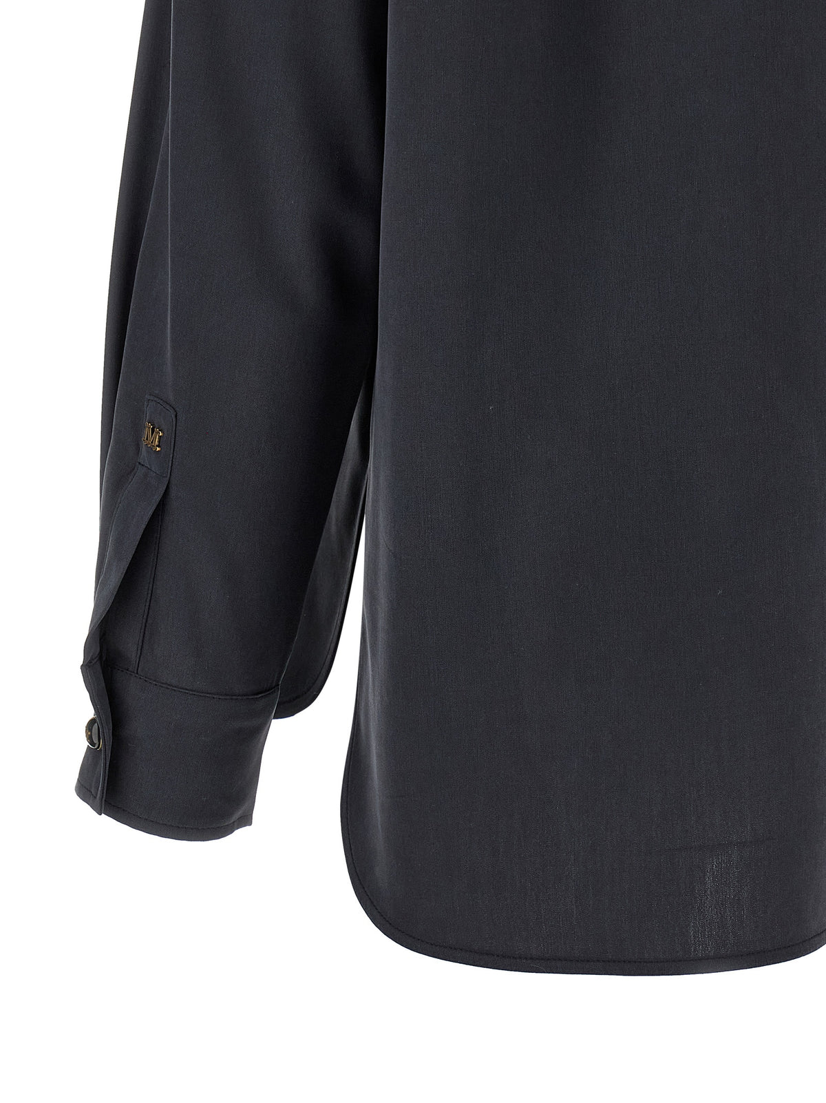 Max Mara MxmSiamese Gray Silk Blouse