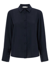 Chemisier en soie bleu Max Mara