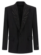 Balmain Black Virgin Wool Blazer