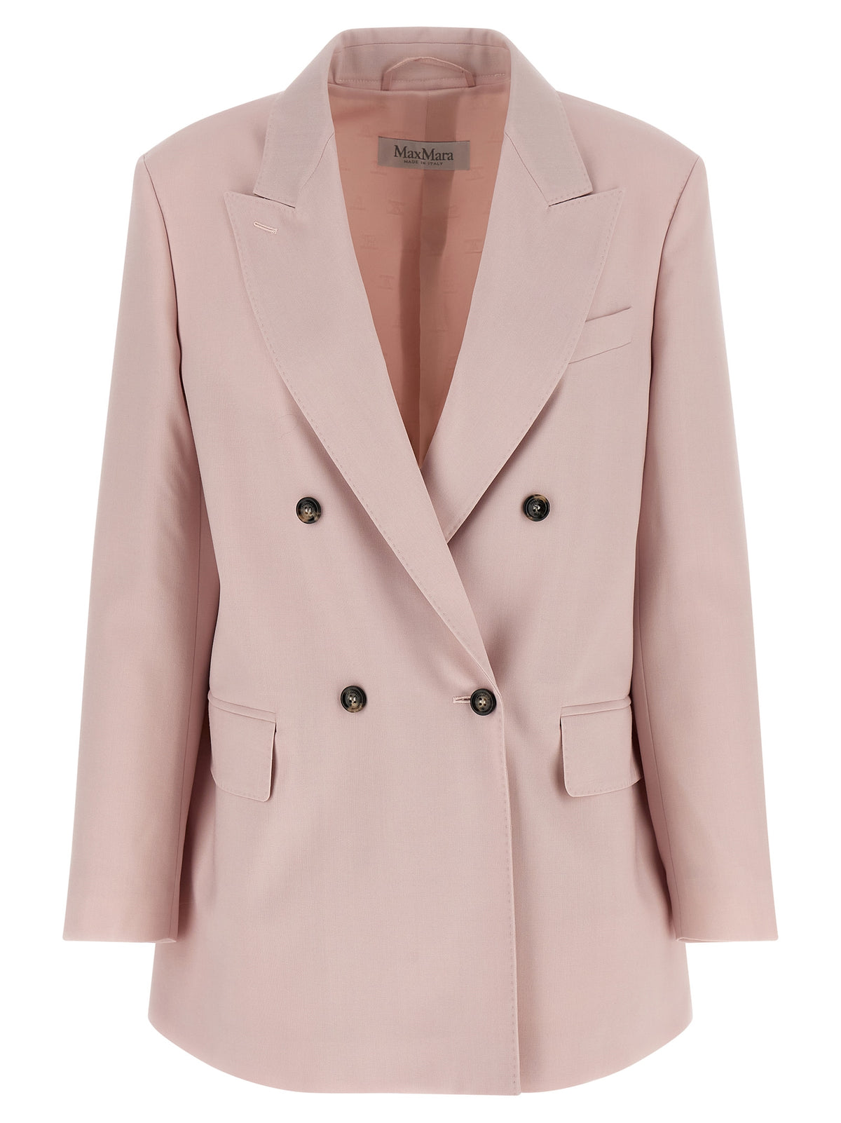 Blazer Max Mara en laine vierge multicolore