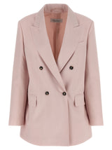 Blazer Max Mara en laine vierge multicolore