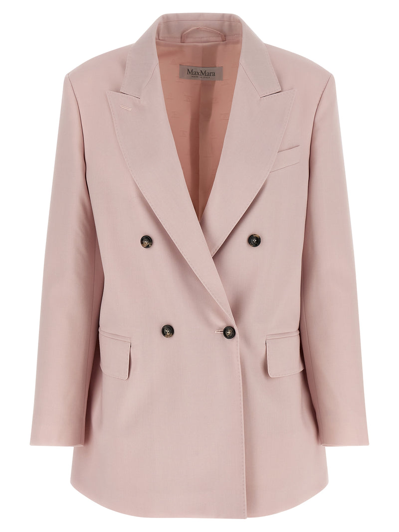 Blazer Max Mara en laine vierge multicolore