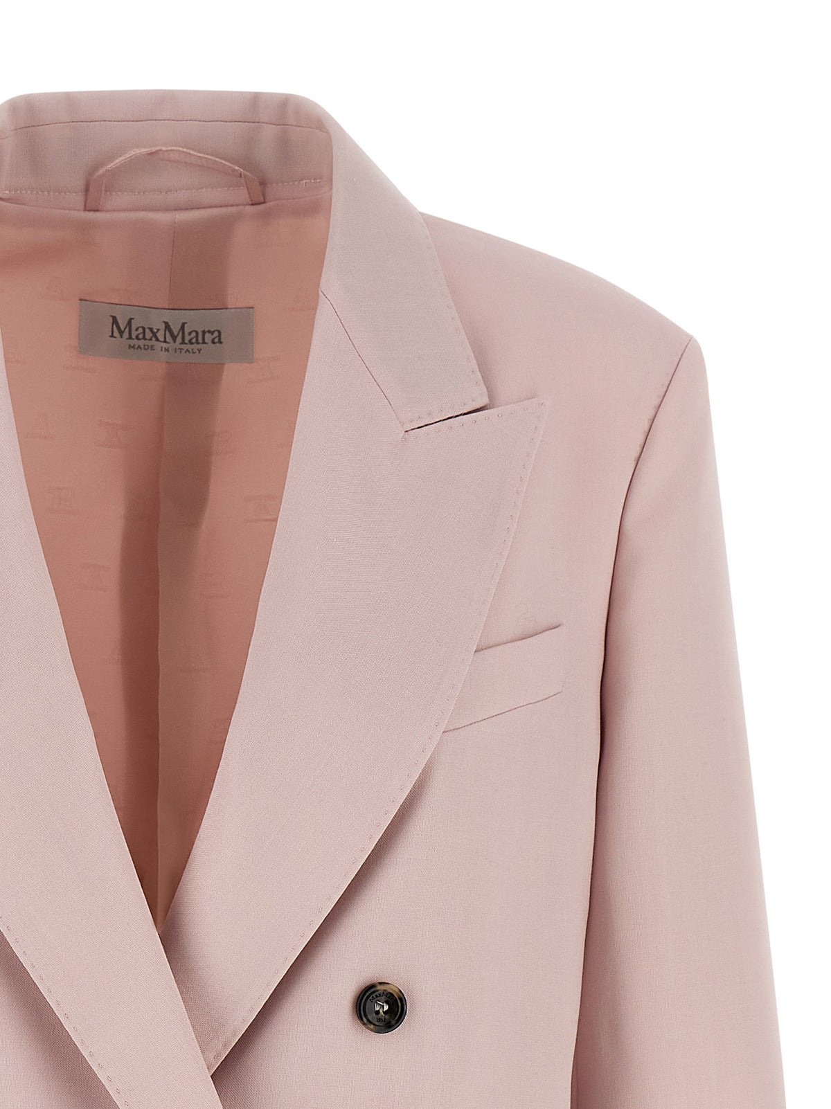 Blazer Max Mara en laine vierge multicolore