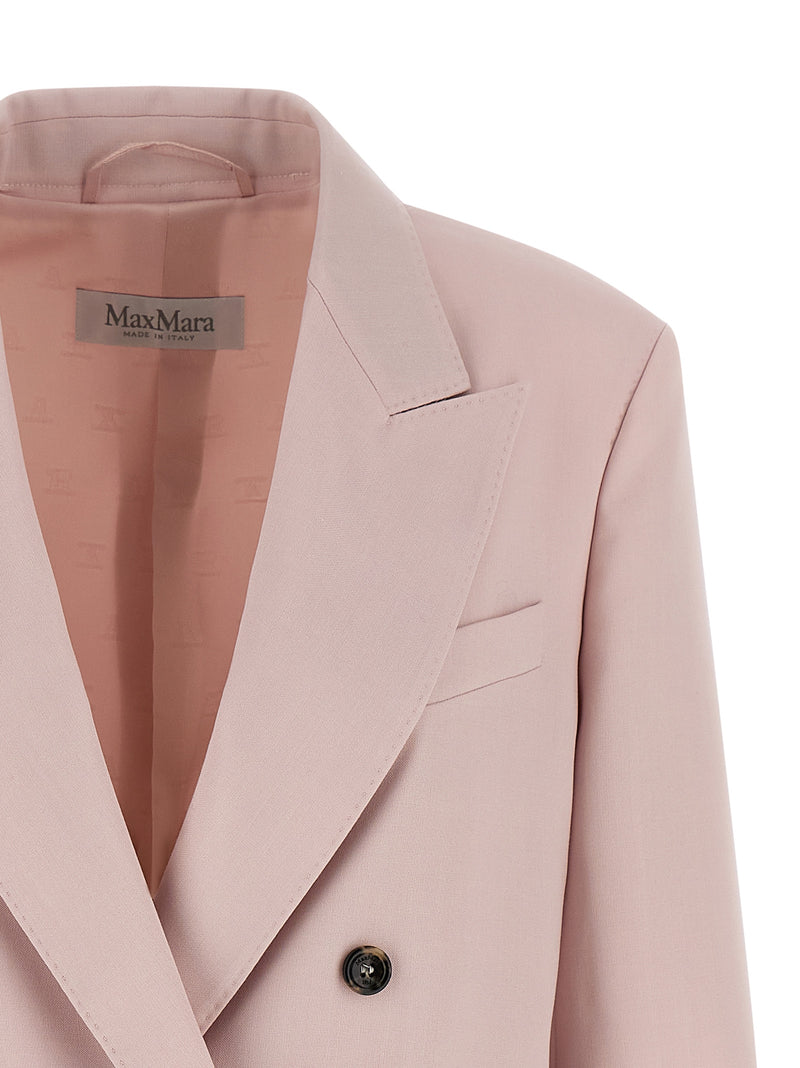 Blazer Max Mara en laine vierge multicolore