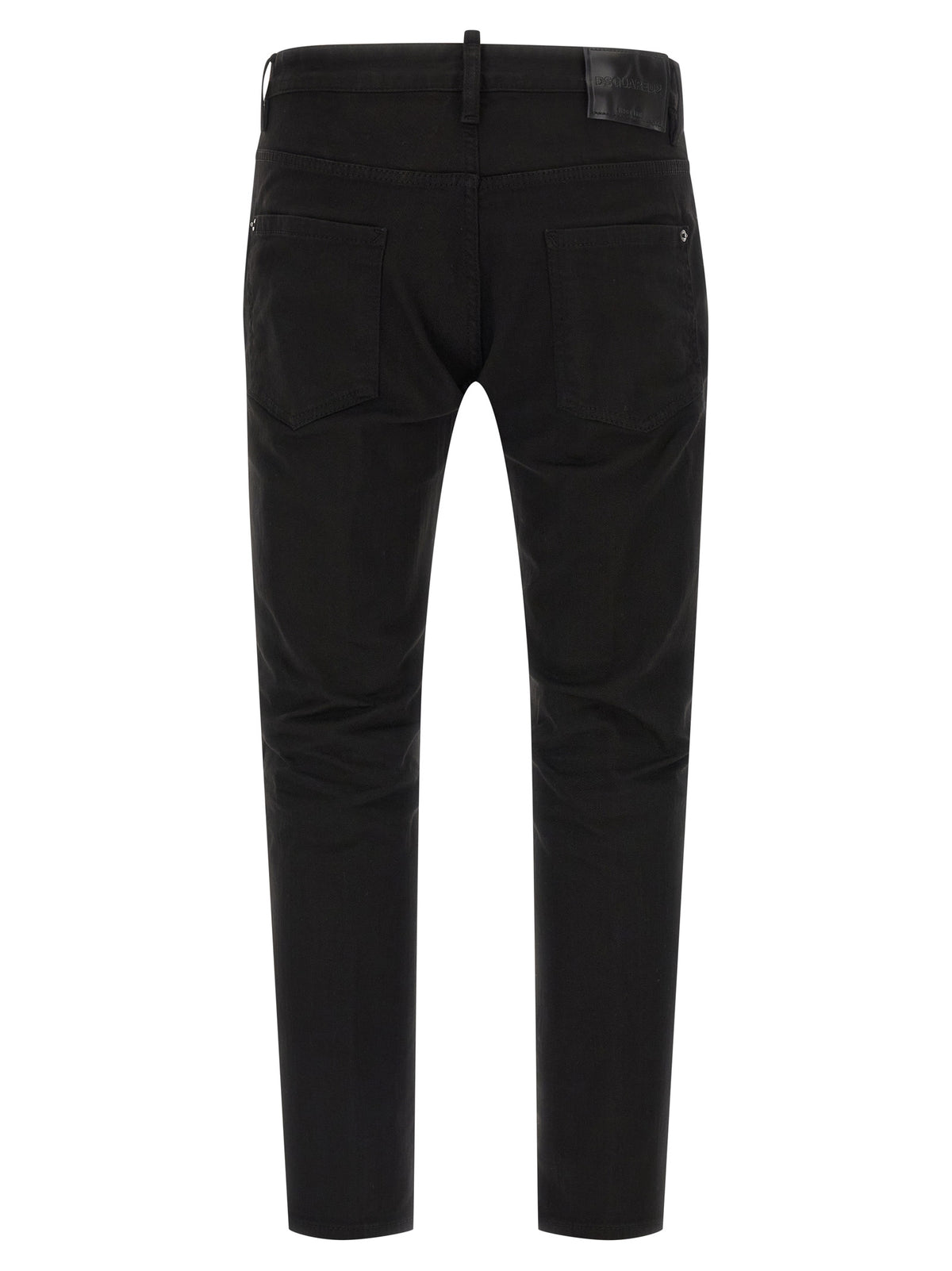 Jean droit en coton noir Dsquared²