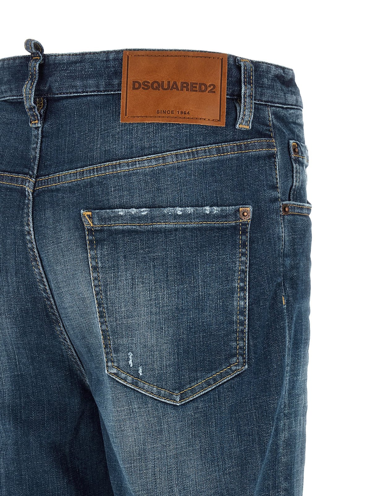 Jean droit en coton bleu Dsquared²