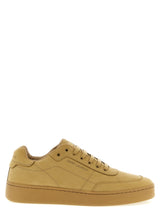 Baskets Saint Laurent en cuir de veau beige