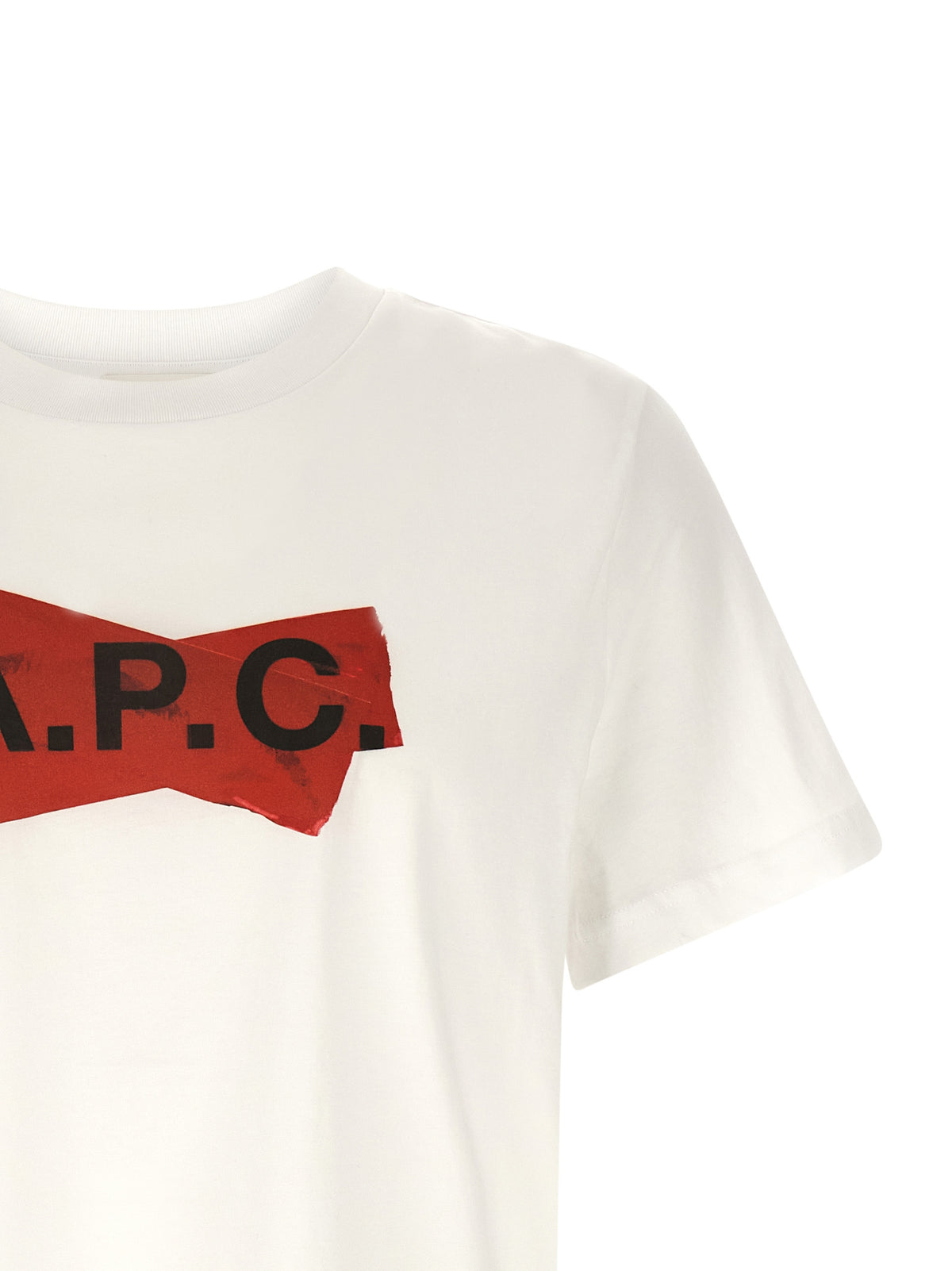 T-shirt multicolore en coton A.P.C.