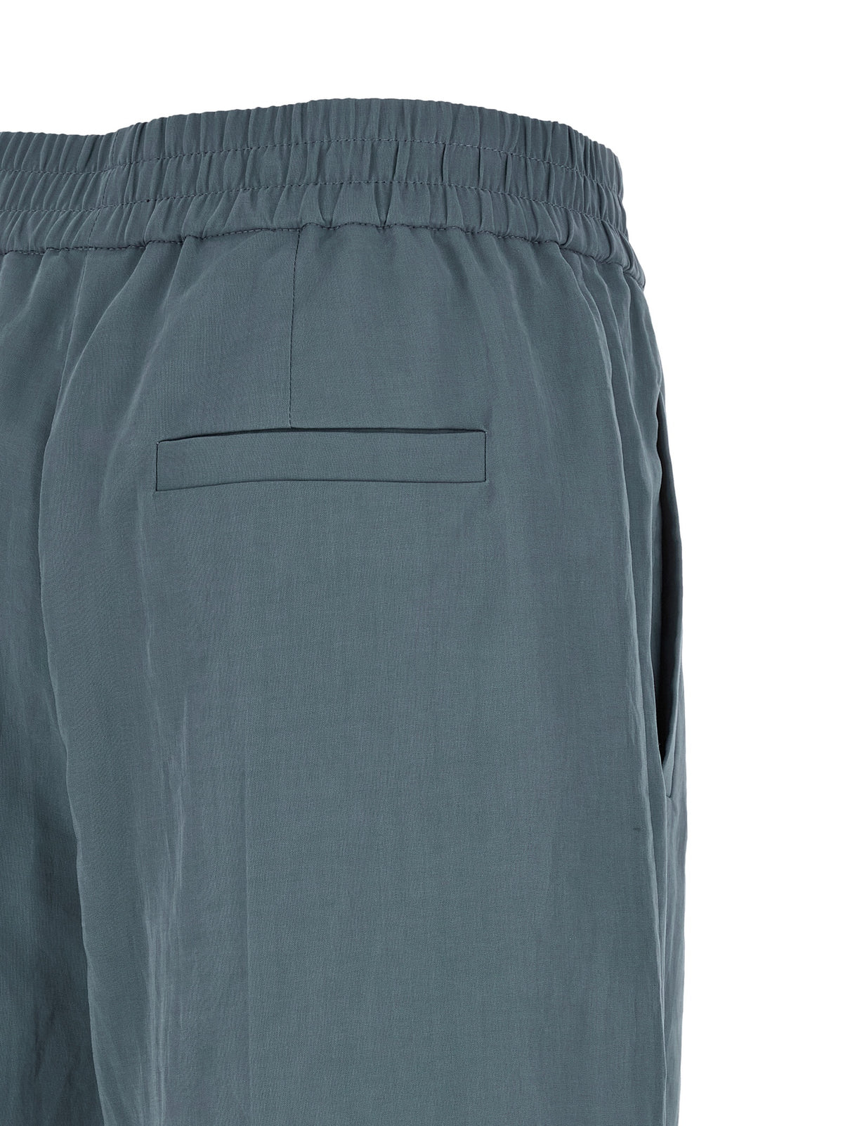 Pantalon décontracté Brunello Cucinelli en coton bleu