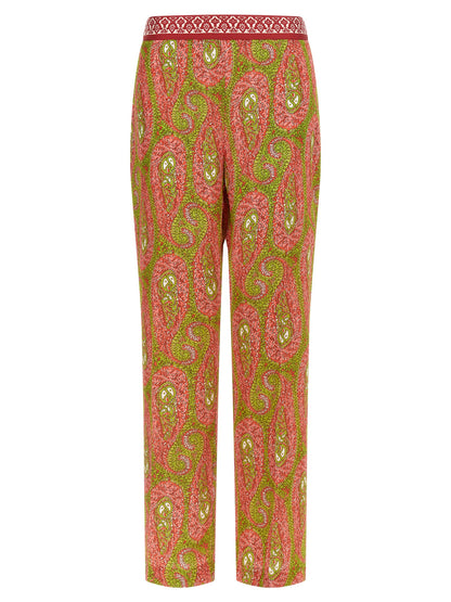 Etro Multicolor Polyester Pants