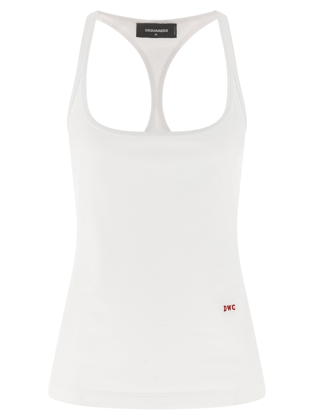Dsquared² White Cotton Tank Top for Women