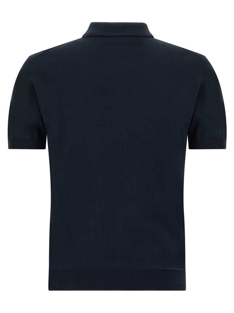 Etro Blue Cotton Polo Shirt