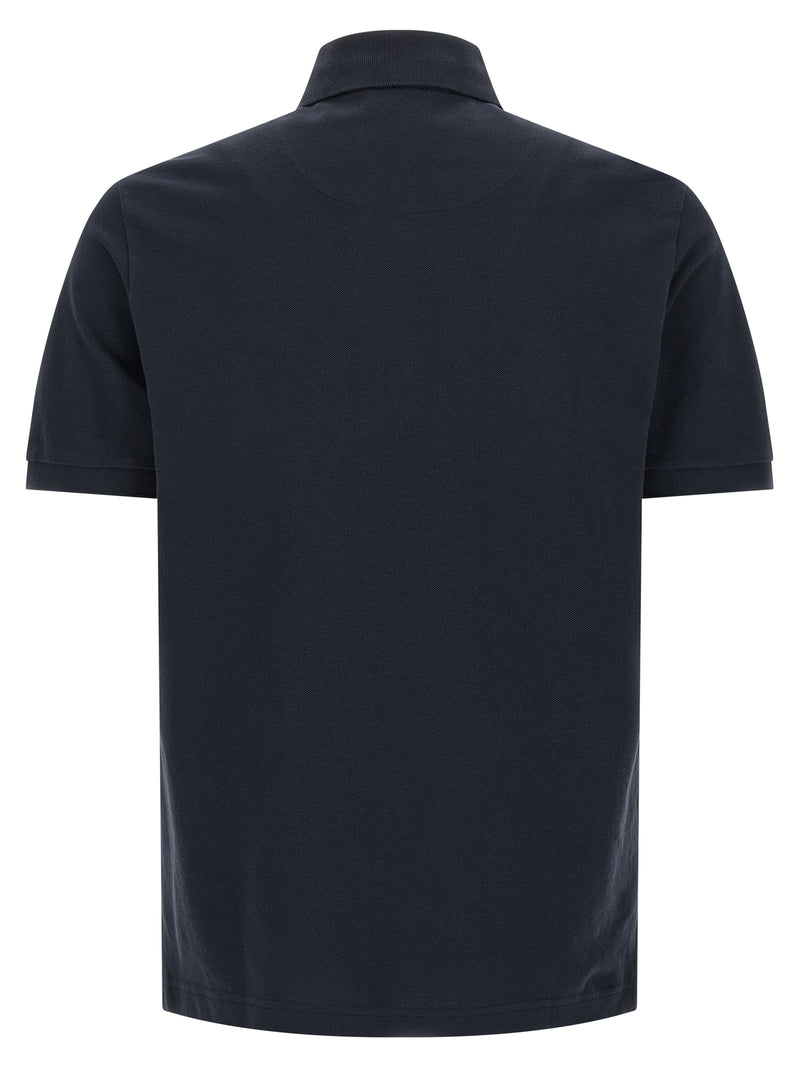 Polo bleu en coton Etro