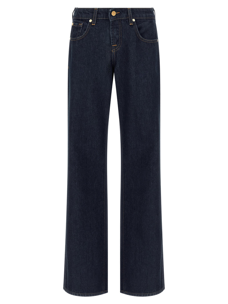 Jean droit en coton bleu 7 For All Mankind
