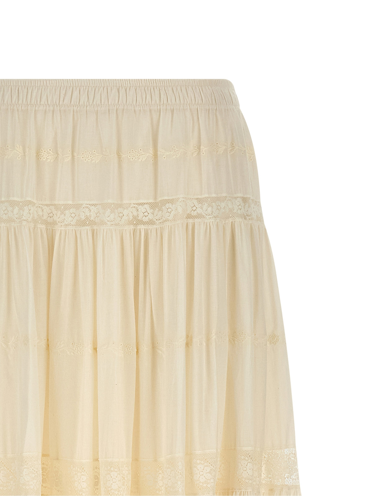 Ermanno Scervino White Cotton Mini Skirt - Elegant & Comfortable