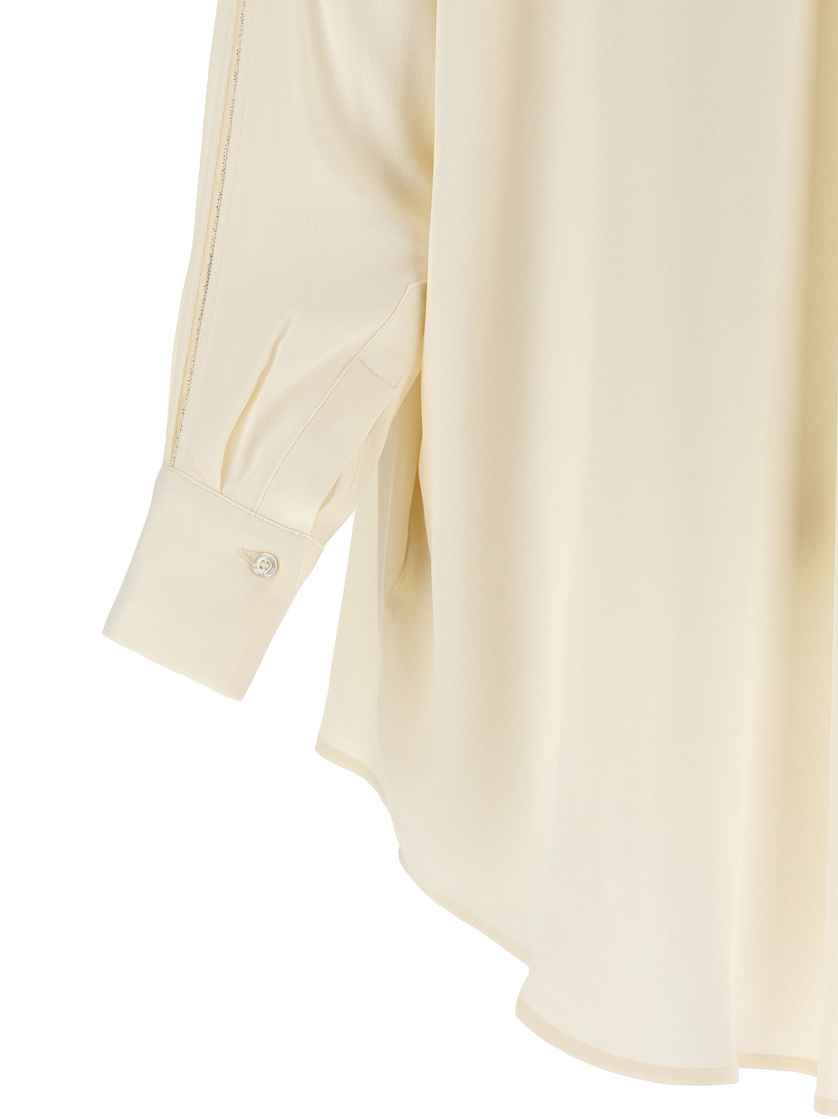 Chemisier en acétate beige Fabiana Filippi