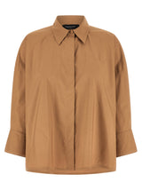 Fabiana Filippi Brown Cotton Blouse