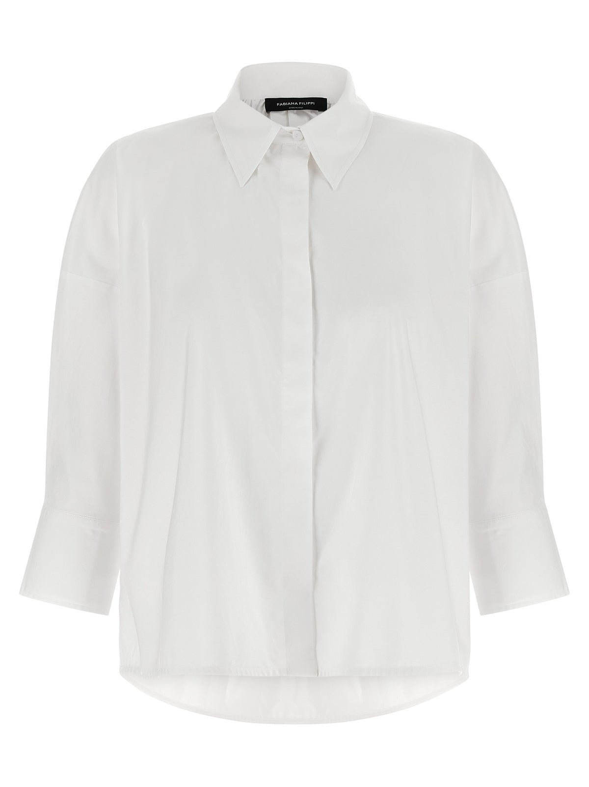 Chemisier en coton blanc Fabiana Filippi