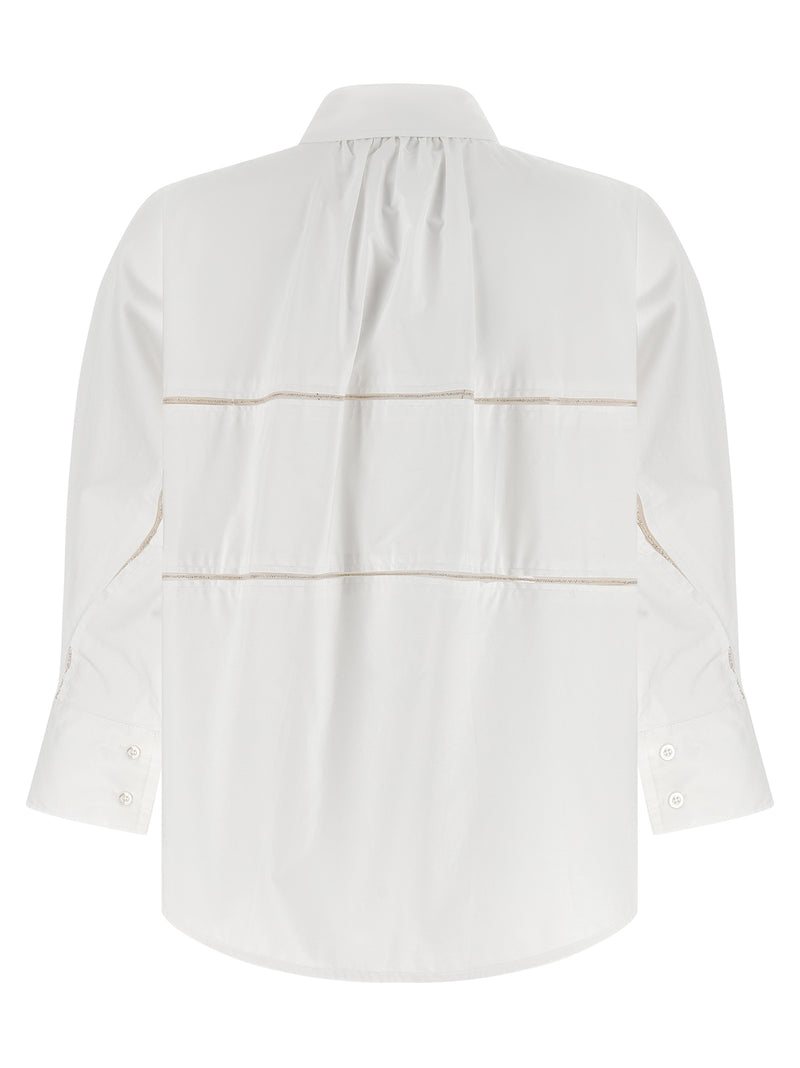 Chemisier en coton blanc Fabiana Filippi