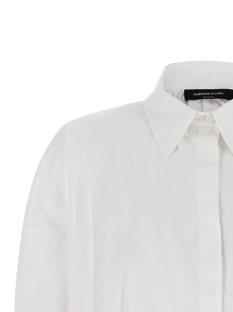 Chemisier en coton blanc Fabiana Filippi