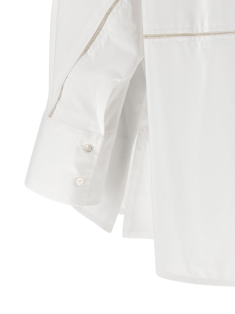 Chemisier en coton blanc Fabiana Filippi