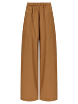 Fabiana Filippi Brown Cotton Casual Pants