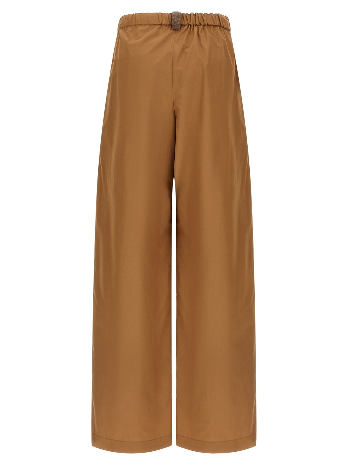 Fabiana Filippi Brown Cotton Casual Pants