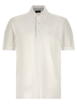 Polo blanc en coton Etro