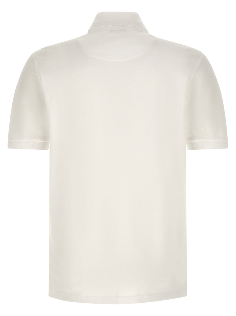 Polo blanc en coton Etro