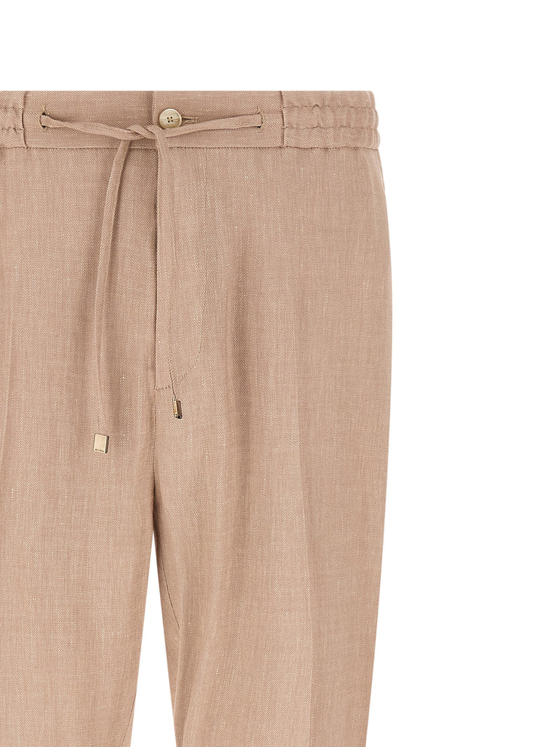 Pantalon de jogging en lin beige Etro