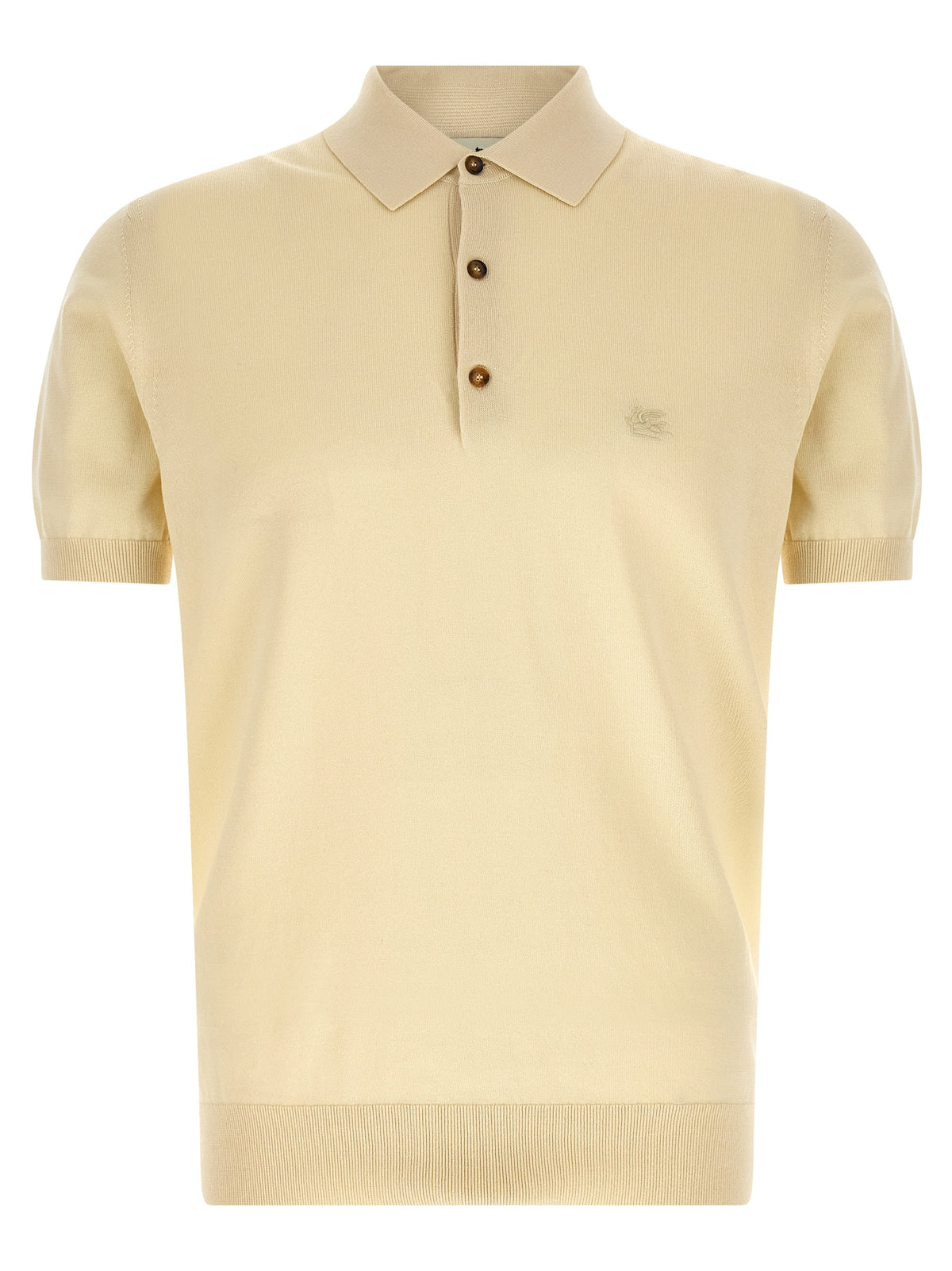 Polo Etro en coton beige