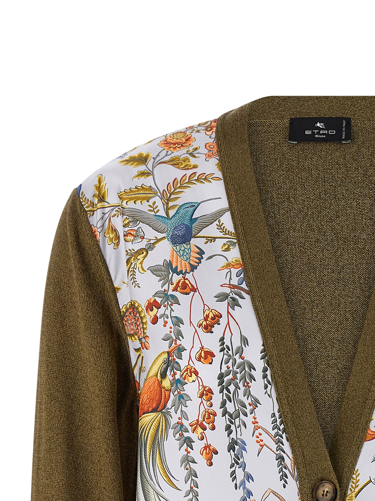 Cardigan Etro en coton bicolore