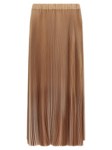Jupe midi Fabiana Filippi en polyester beige