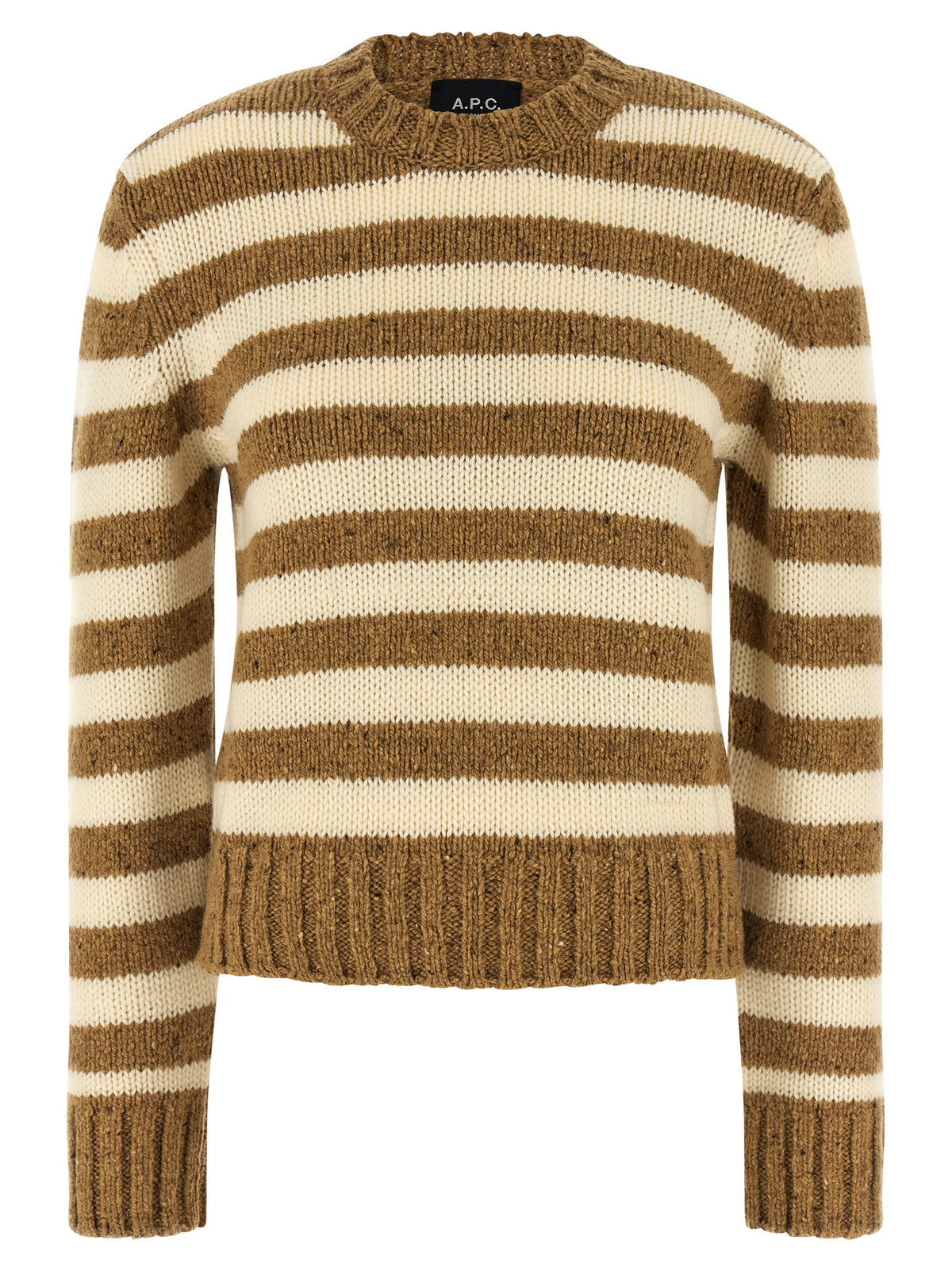 A.P.C. Brown Virgin Wool Cardigan
