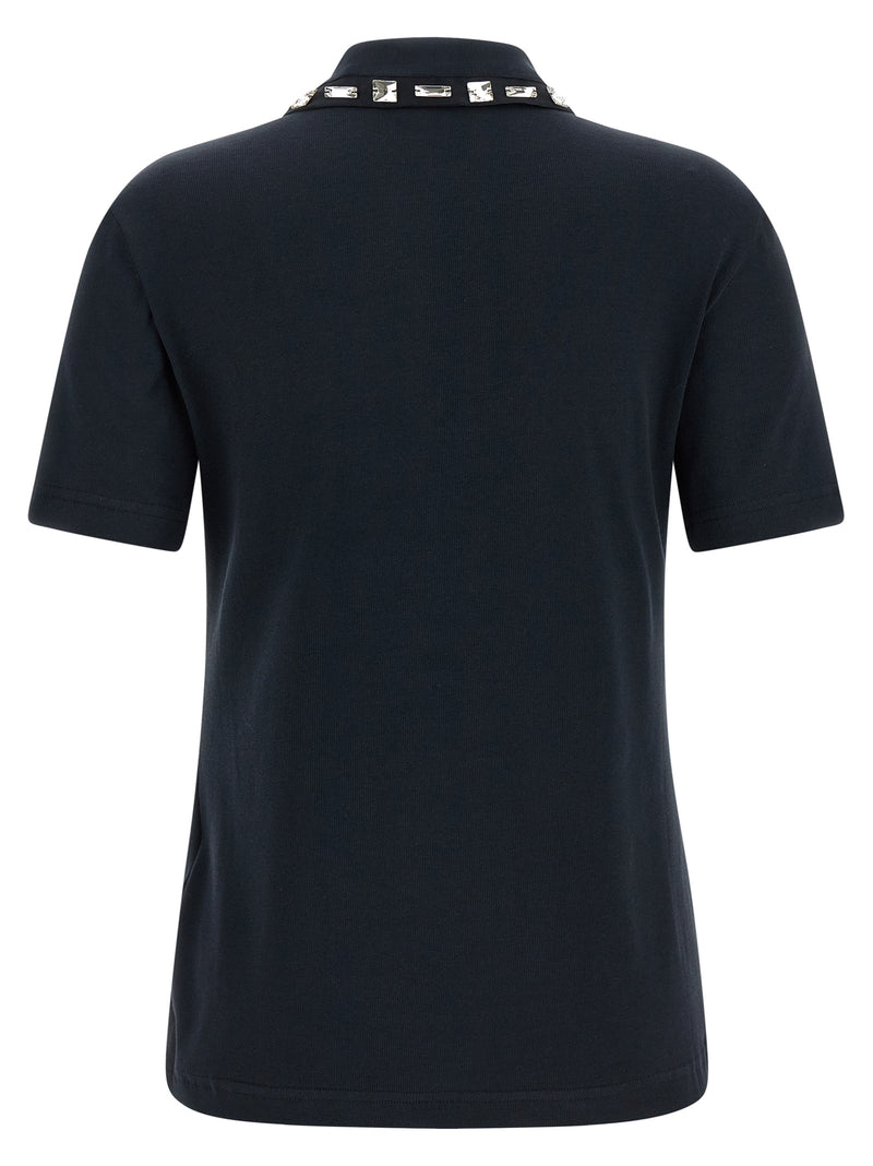 Fabiana Filippi Blue Cotton Polo Shirt