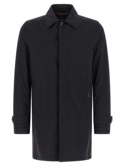 MooRER Blue Polyamide Coat
