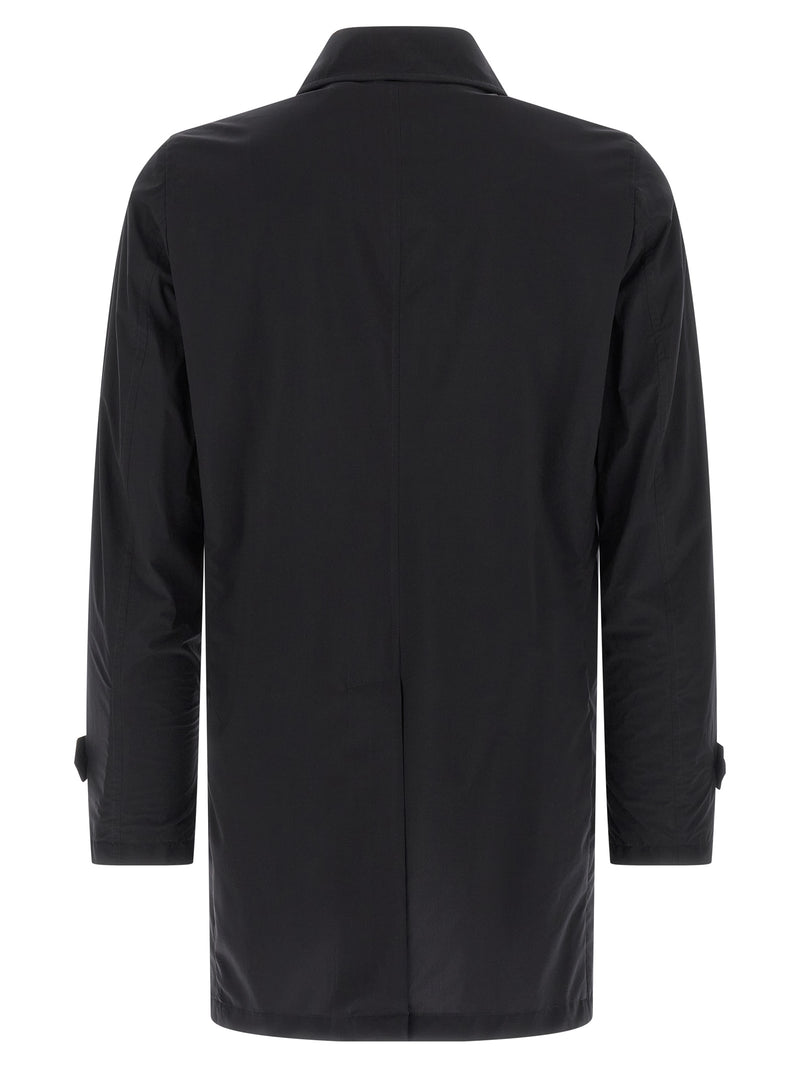 MooRER Manteau Bleu en Polyamide