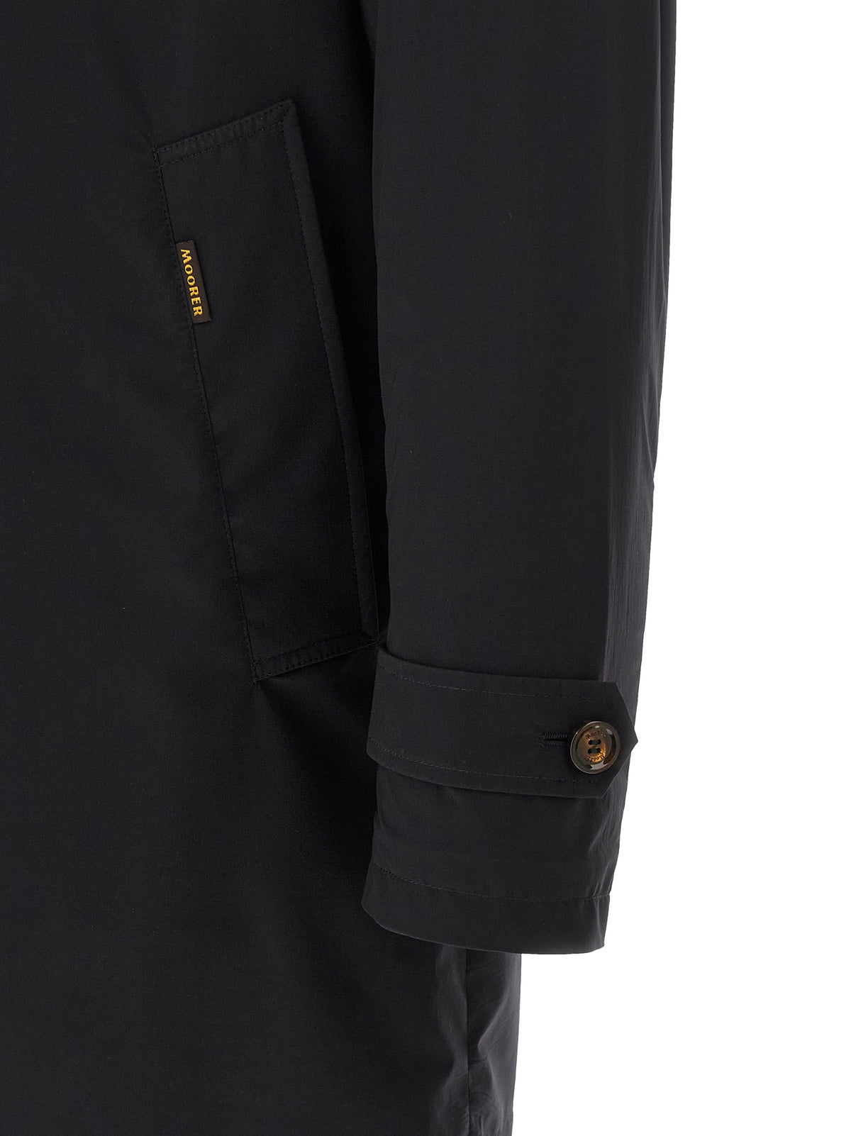MooRER Manteau Bleu en Polyamide
