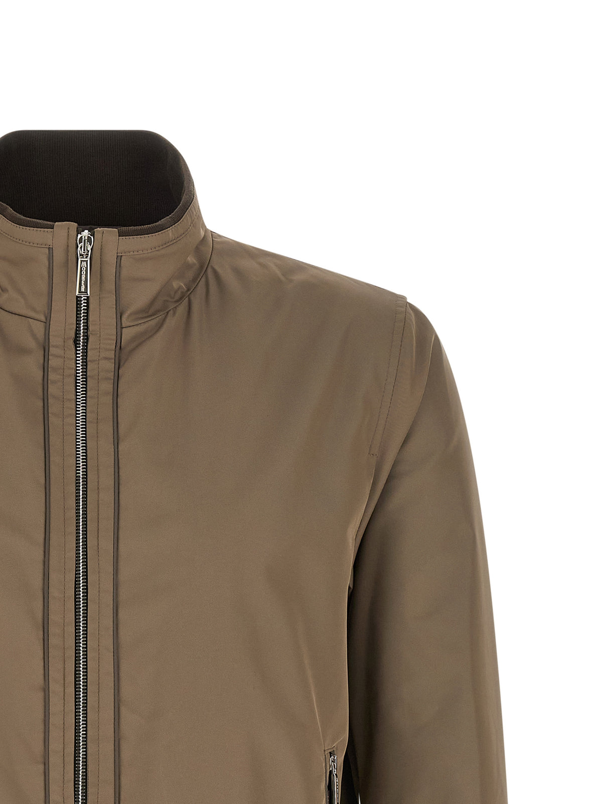 Blouson aviateur MooRER beige en polyester