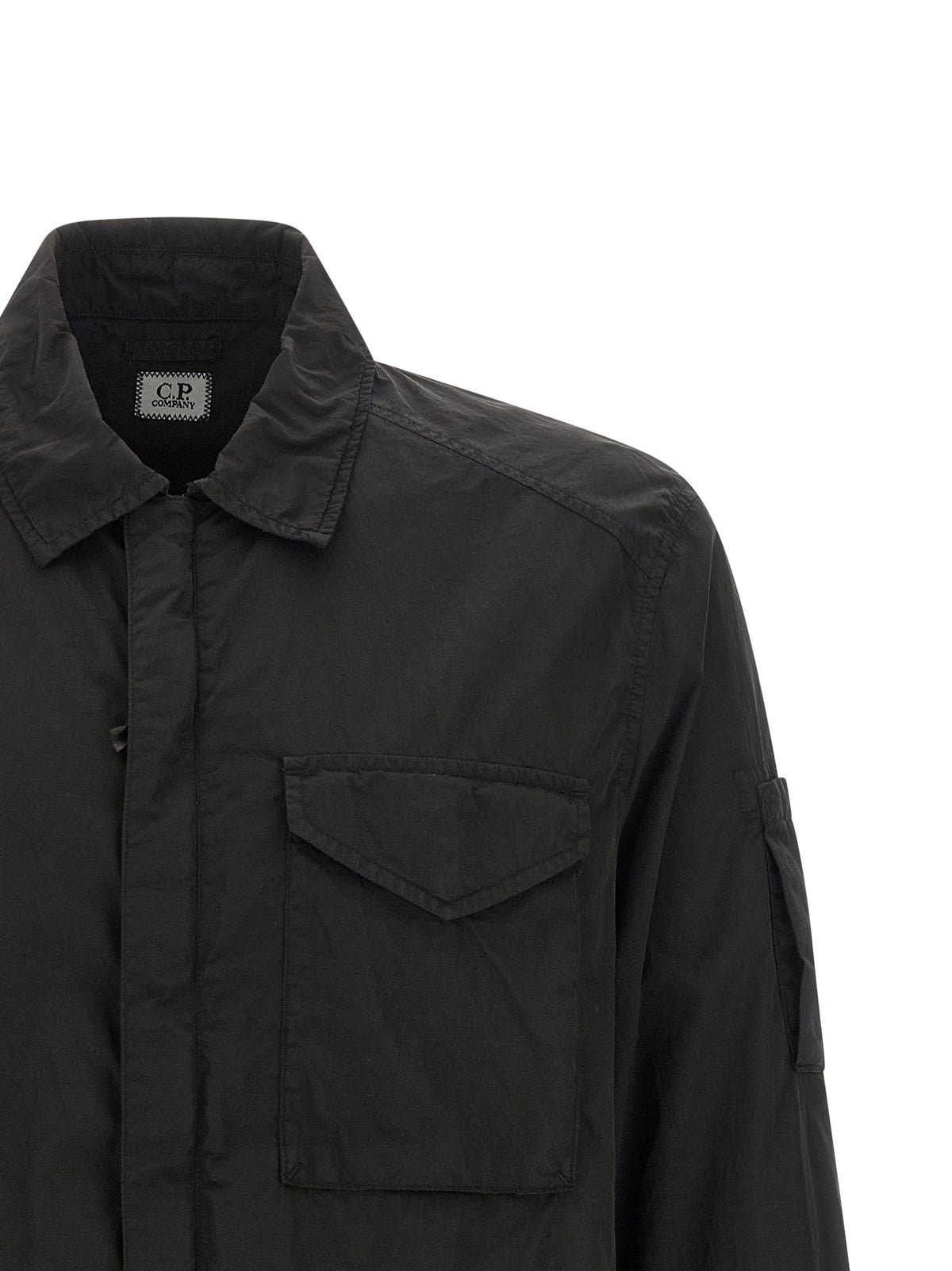 Chemisier C.P. Company en polyamide noir