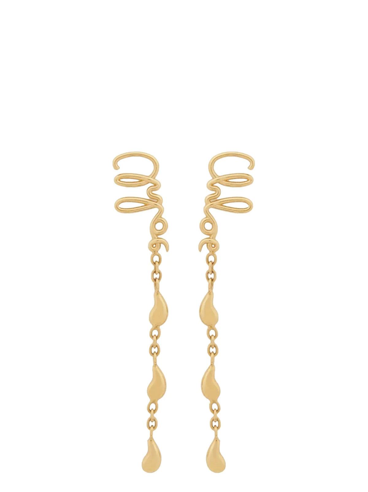 Chloé Gold Brass Earrings