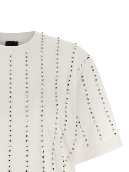PINKO White Cotton T-Shirt